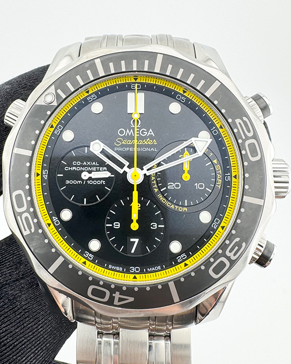 Omega Seamaster Diver 300M 44MM Black Dial Steel Bracelet (212.30.44.50.01.002)