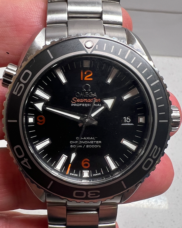 2014 Omega Seamaster Planet Ocean 600M 45.5MM Black Dial Steel Bracelet (232.30.46.21.01.003)