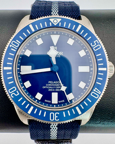 No Reserve - 2024 Tudor Pelagos FXD 42MM Blue Dial Textile Strap (25707B/24)