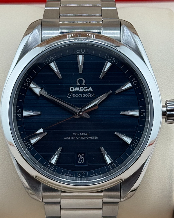 Omega Seamaster Aqua Terra 150M 41MM Blue Dial Steel Bracelet (220.10.41.21.03.004)