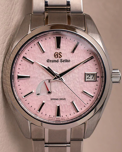 2024 Grand Seiko Heritage Caliber 9R 20th Anniversary LE 41MM Pink Dial Titanium Bracelet (SBGA497G)