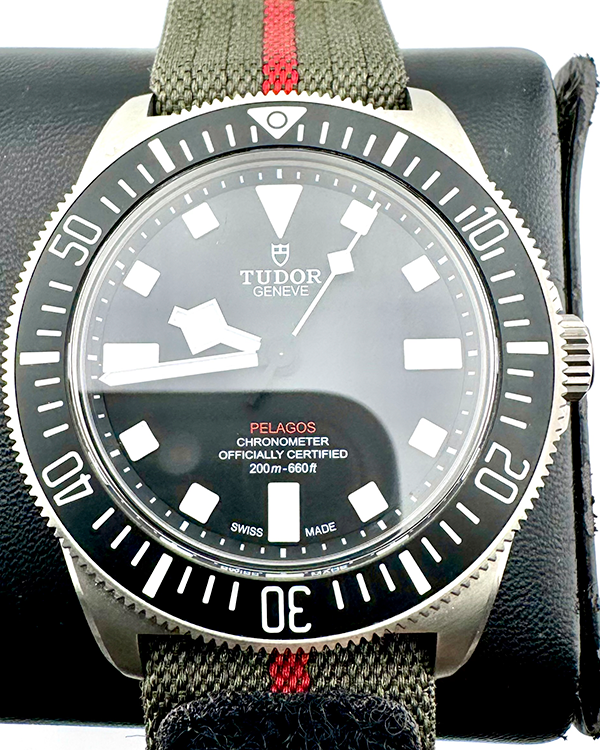 No Reserve - 2023 Tudor Pelagos FXD 42MM Black Dial Textile Strap (25717N)