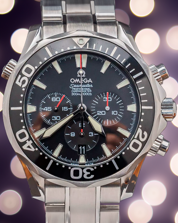 Omega Seamaster Diver 300M 41.5MM Black Dial Steel Bracelet (2594.52.00)