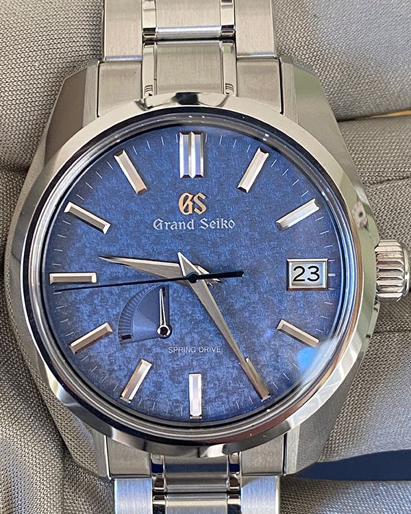 2024 Grand Seiko Heritage Collection Kirazuri "Lake Suwa" L.E. 40MM Blue Dial Steel Bracelet (SBGA507G)