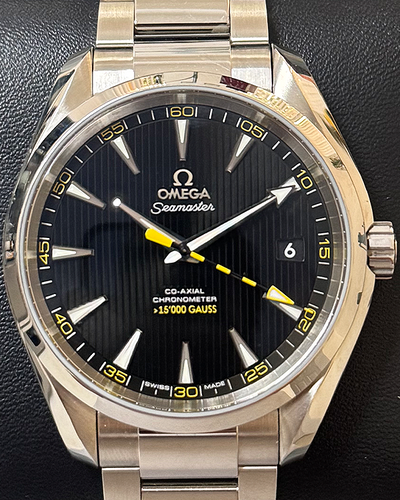 2023 Omega Seamaster Aqua Terra "Bumblebee" 41.5MM Black Dial Steel Bracelet (231.10.42.21.01.002)