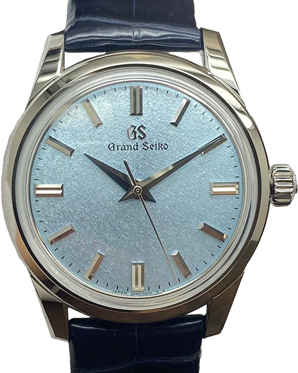 2024 Grand Seiko Elegance Collection 37.3MM Blue Dial Leather Strap (SBGW283)