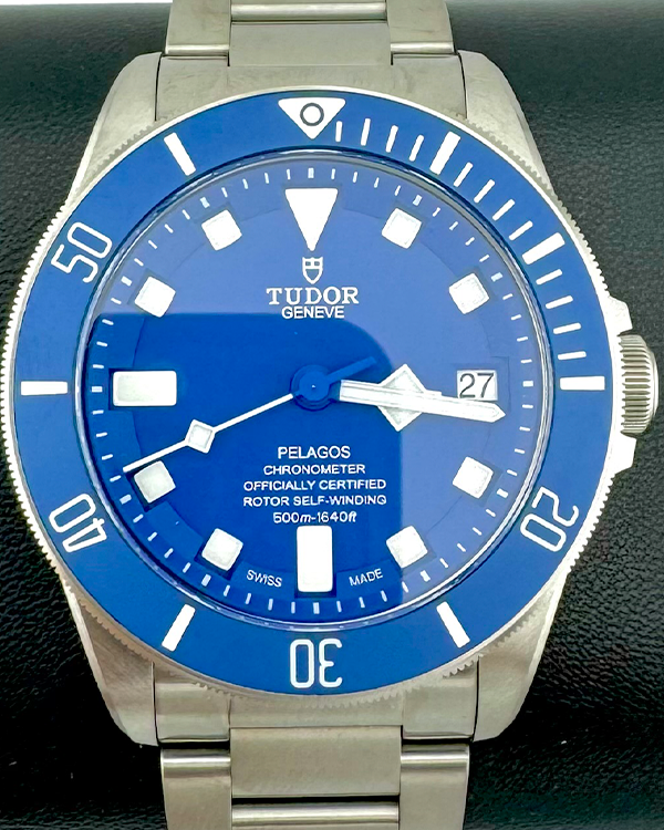 No Reserve - 2024 Tudor Pelagos 42MM Blue Dial Titanium Bracelet (25600TB)