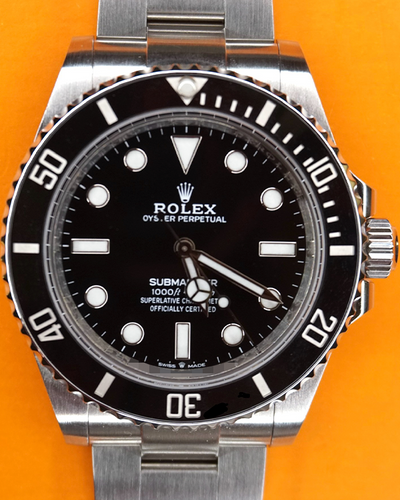 2020 Rolex Submariner No-Date 41MM Black Dial Oyster Bracelet (124060)