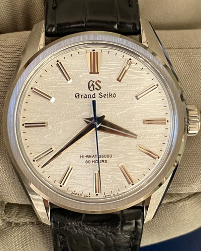 2024 Grand Seiko Evolution 9 Collection 38.6MM Silver Dial Leather Strap (SLGW003G)