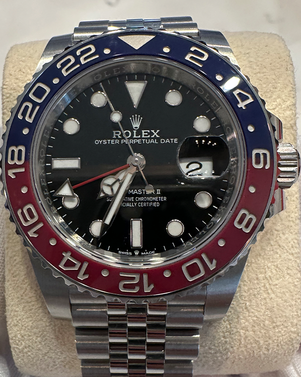 2023 Rolex GMT-Master II "Pepsi" 40MM Black Dial Jubilee Bracelet (126710BLRO)