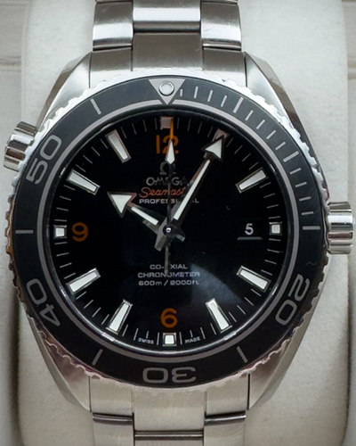 2016 Omega Seamaster Planet Ocean 600M 45.5MM Black Dial Steel Bracelet (232.30.46.21.01.003)