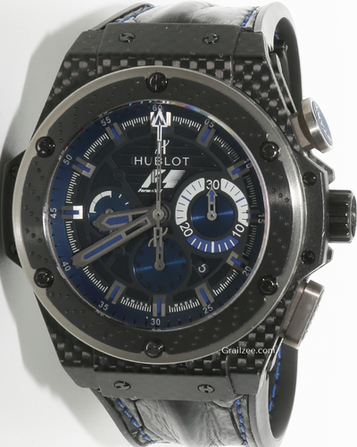 Hublot King Power "F1 Interlagos" L.E. 48MM Black Dial Leather Strap (703.QM.1129.HR.FIL11)