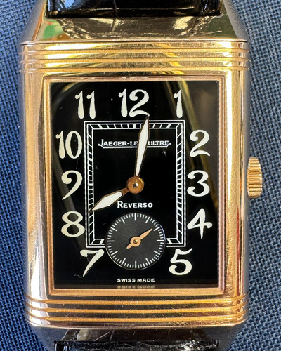 Jaeger-LeCoultre Reverso 26MM Black Dial Leather Strap (270.2.62)