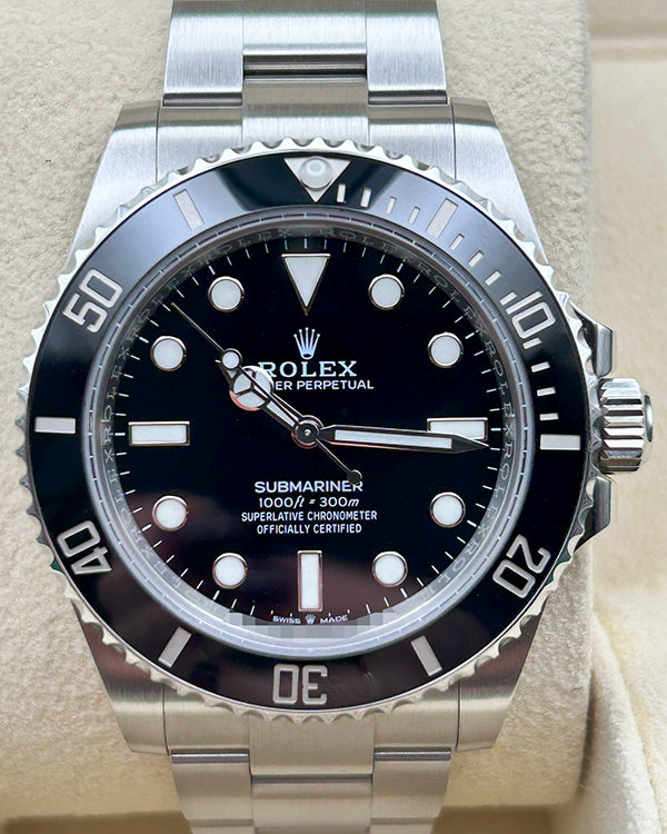 2023 Rolex Submariner No-Date 41MM Black Dial Oyster Bracelet (124060)