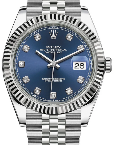 2021 Rolex Datejust 41MM Blue Dial Jubilee Bracelet (126334)