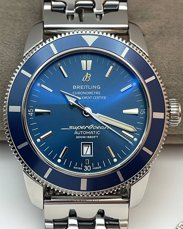 Breitling Superocean Heritage 46MM Bracelet Steel Blue Dial (A17320)