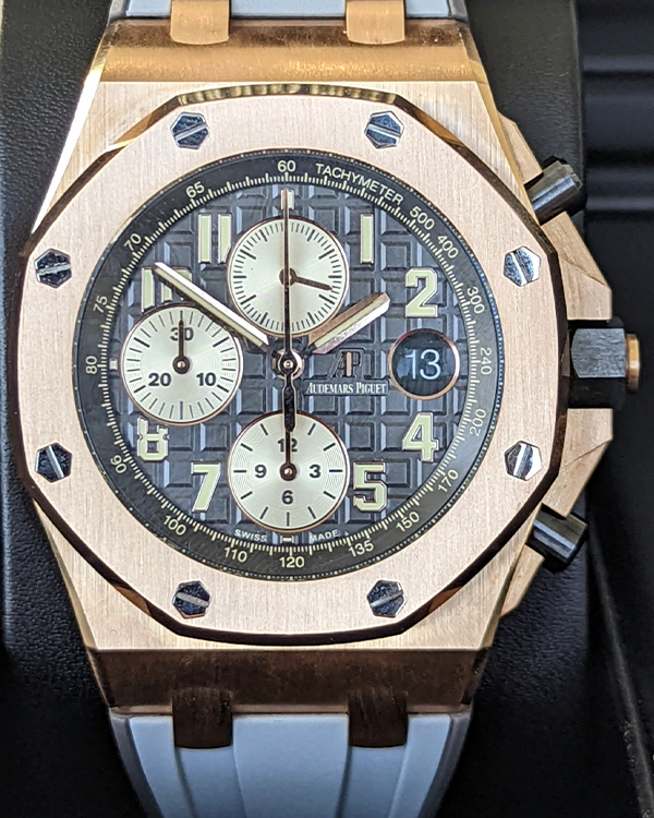 2018 Audemars Piguet Royal Oak Offshore Rose Gold Grey Dial (26470OR)