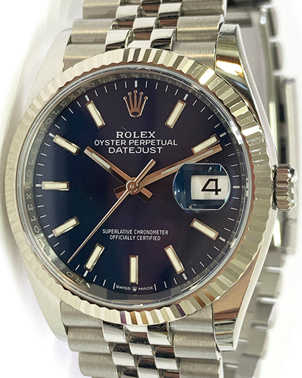 2022 Rolex Datejust 36MM Blue Dial Oyster Bracelet (126234)