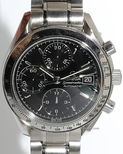 Omega Speedmaster Date 39MM Black Dial Steel Bracelet (3513.50.00)