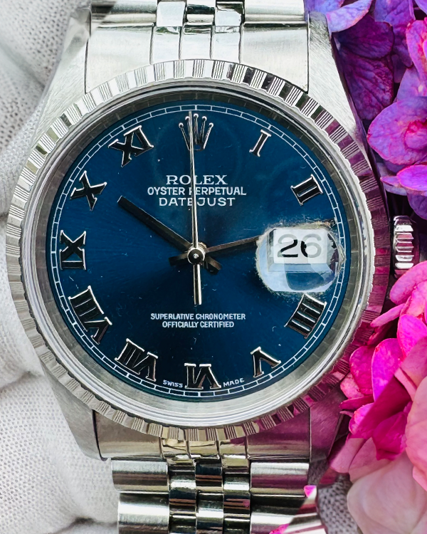 Rolex Datejust 36MM Blue Dial Jubilee Bracelet (16220)