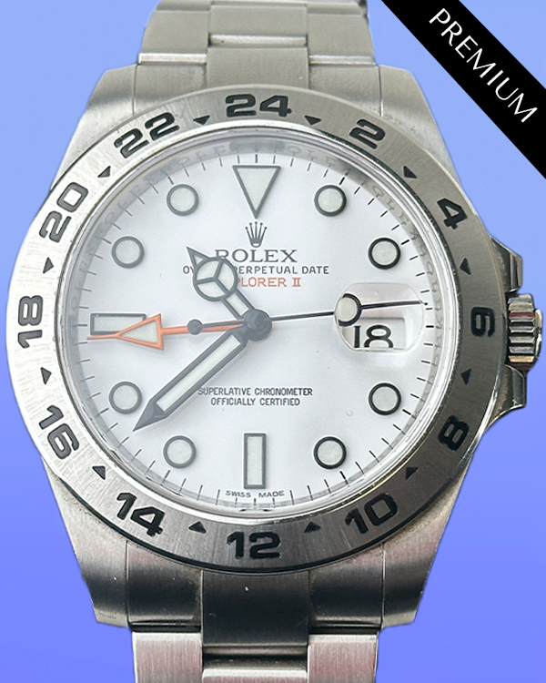 2014 Rolex Explorer II "Polar" 42MM White Dial Oyster Bracelet (216570)