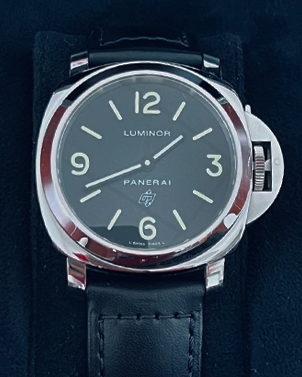 Panerai Luminor Base Logo Steel Black Dial (PAM01000)