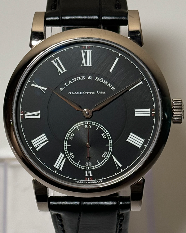 A. Lange & Söhne Richard Lange "Pour Le Merite" 40.5MM Black Dial Leather Strap (260.028)