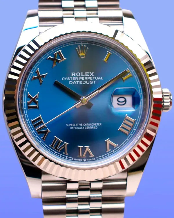 2025 Rolex Datejust 41MM Blue Dial Jubilee Bracelet (126334)
