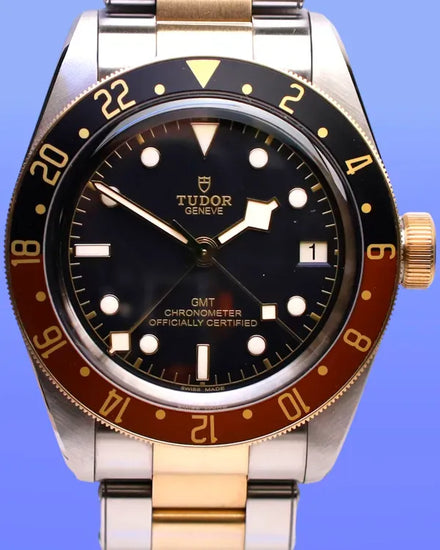 No Reserve - 2024 Tudor Black Bay GMT "Rootbeer" 41MM Black Dial Two-Tone Bracelet (79833MN)