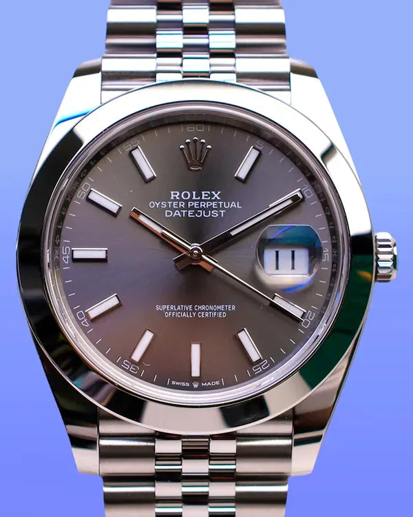 2025 Rolex Datejust 41MM Slate Dial Jubilee Bracelet (126300)