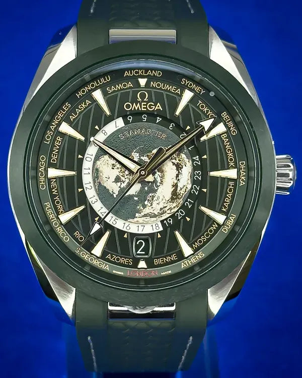 2023 Omega Seamaster Aqua Terra 150M 43MM Green Dial Rubber Strap (220.32.43.22.10.001)