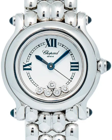 Chopard Happy Sport 26MM Quartz White Dial Steel Bracelet (8245)