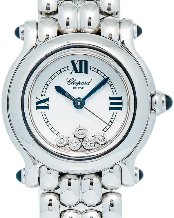 Chopard Happy Sport 26MM Quartz White Dial Steel Bracelet (8245)