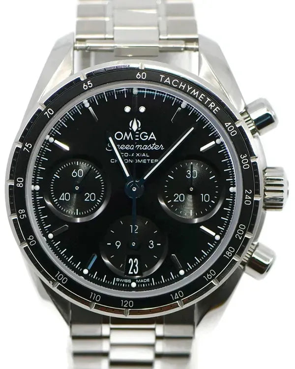 2022 Omega Speedmaster 38MM Black Dial Steel Bracelet (324.30.38.50.01.001)
