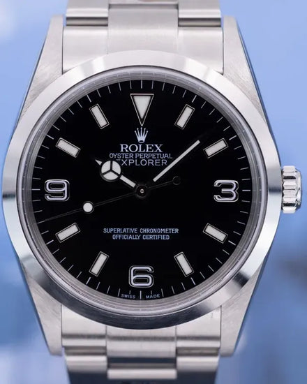 Rolex Explorer 36MM Black Dial Oyster Bracelet (114270)