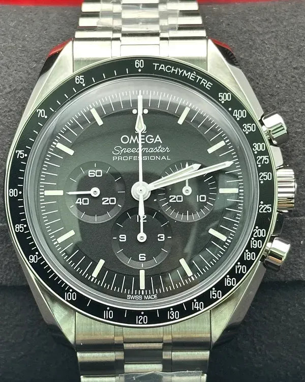 2025 Omega Speedmaster Professional Moonwatch 42MM Black Dial Steel Bracelet (310.30.42.50.01.001)