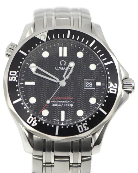 Omega Seamaster Diver 300M 41MM Quartz Black Dial Steel Bracelet (212.30.41.61.01.001)