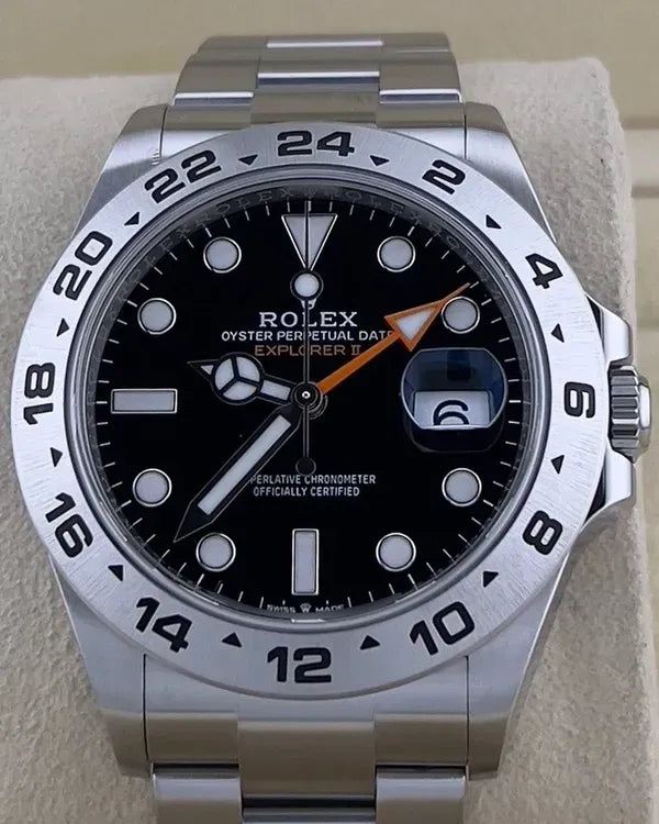 2022 Rolex Explorer II 42MM Black Dial Oyster Bracelet (226570)