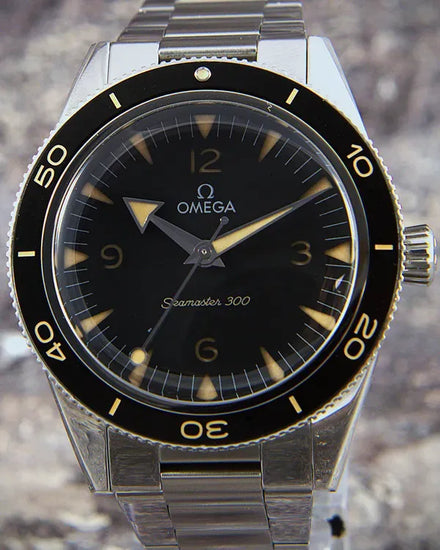 2021 Omega Seamaster 300 41MM Black Dial Steel Bracelet (234.30.41.21.01.001)