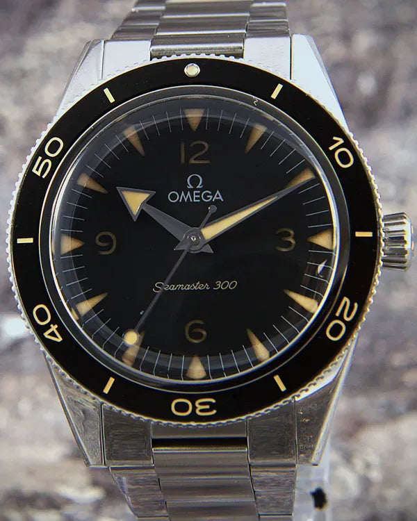 2021 Omega Seamaster 300 41MM Black Dial Steel Bracelet (234.30.41.21.01.001)