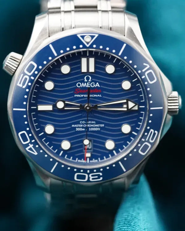 2023 Omega Seamaster Diver 300M 42MM Blue Dial Steel Bracelet (210.30.42.20.03.001)
