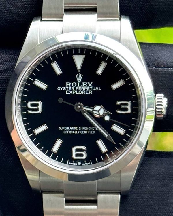 2025 Rolex Explorer 36MM Black Dial Oyster Bracelet (124270)