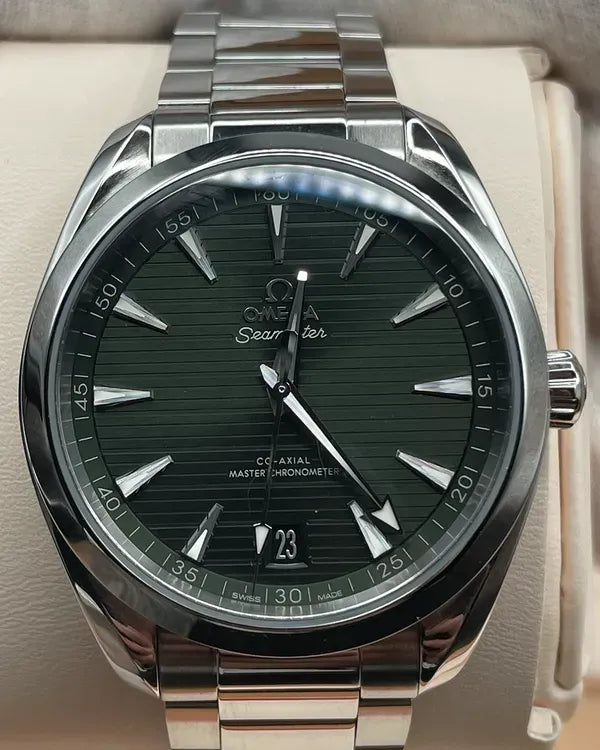 2021 Omega Seamaster Aqua Terra 41MM Green Dial Steel Bracelet (220.10.41.21.10.001)