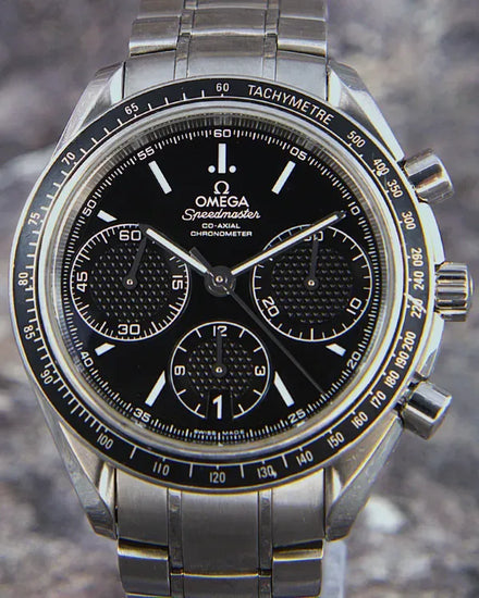 Omega Speedmaster Racing 40MM Black Dial Steel Bracelet (326.30.40.50.01.001)