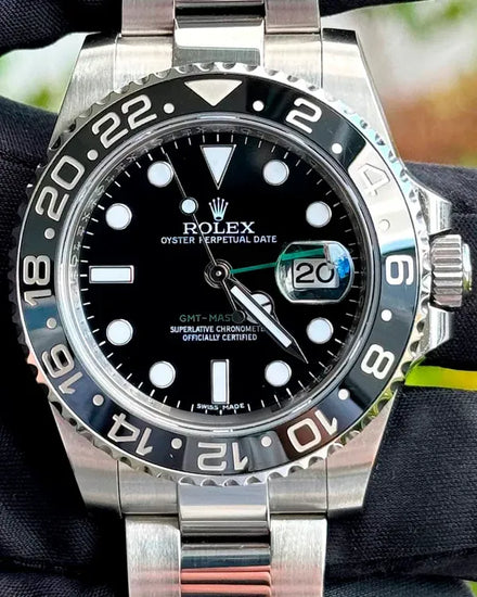 2011 Rolex GMT-Master II 40MM Black Dial Oyster Bracelet (116710LN)
