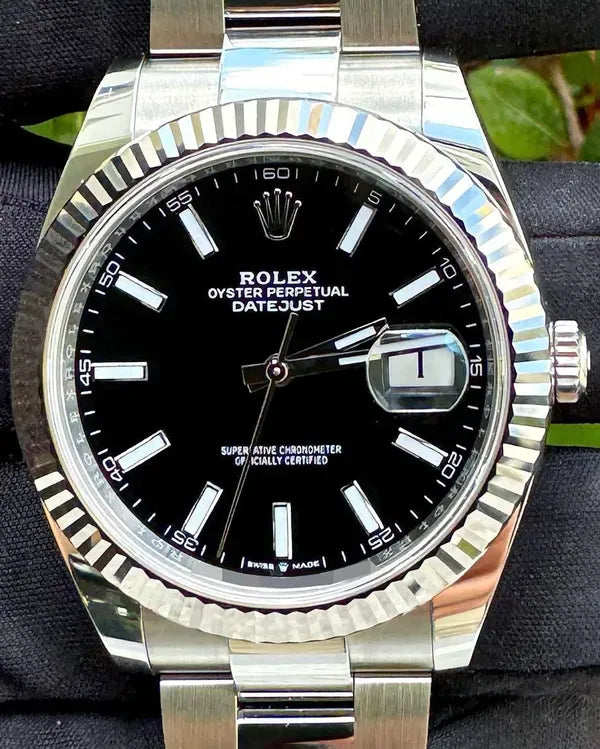 2024 Rolex Datejust 41MM Black Dial Oyster Bracelet (126334)