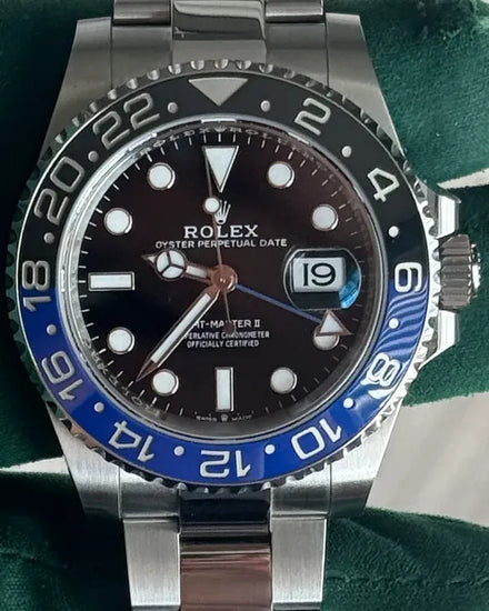 2024 Rolex GMT-Master II "Batman" 40MM Black Dial Oyster Bracelet (126710BLNR)