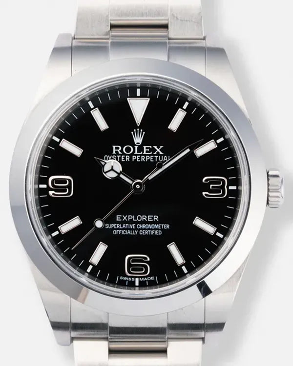 2013 Rolex Explorer 39MM Black Dial Oyster Bracelet (214270)