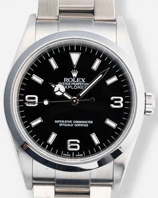 Rolex Explorer 36MM Black Dial Oyster Bracelet (114270)