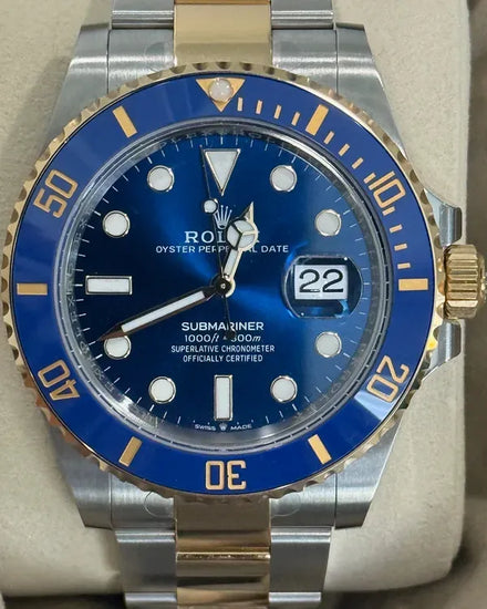 2025 Rolex Submariner Date "Bluesy" 41MM Blue Dial Two-Tone Oyster Bracelet (126613LB)